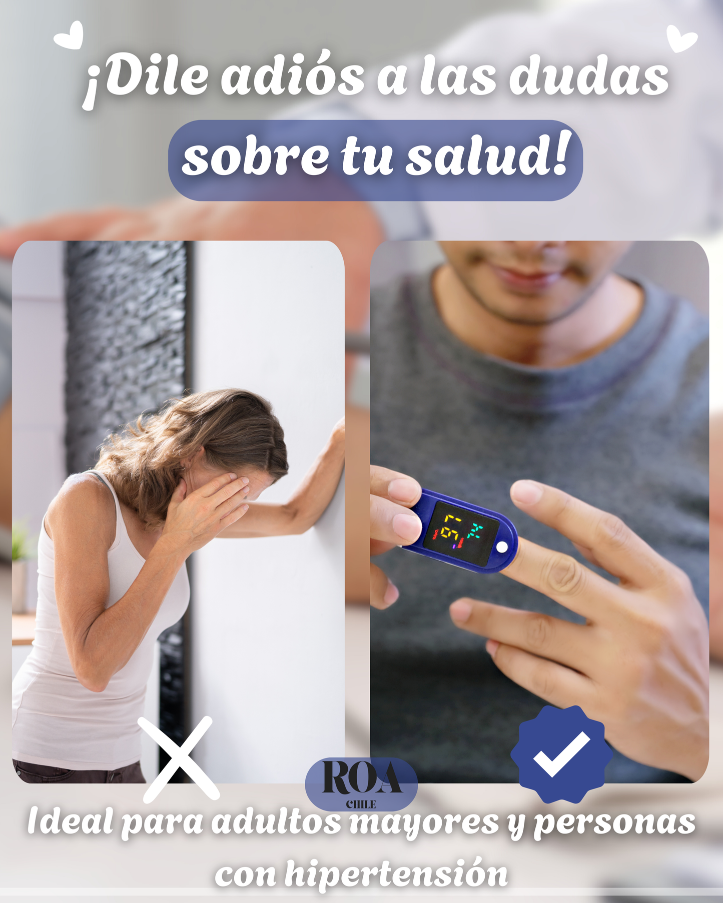 1 OXÍMETRO + TOMA PRESIÓN DIGITAL DE REGALO🎁: TU SALUD EN TUS MANOS