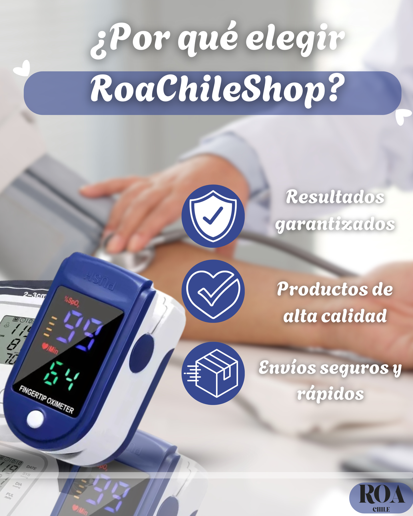 1 OXÍMETRO + TOMA PRESIÓN DIGITAL DE REGALO🎁: TU SALUD EN TUS MANOS