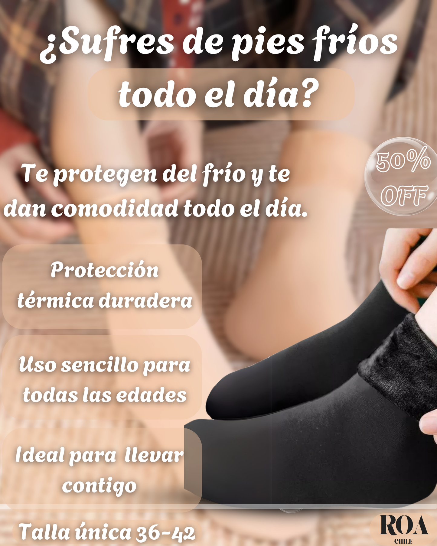 ¡Dile adiós al frío en tus pies! – Calcetines Térmicos Pack x12 ❄️