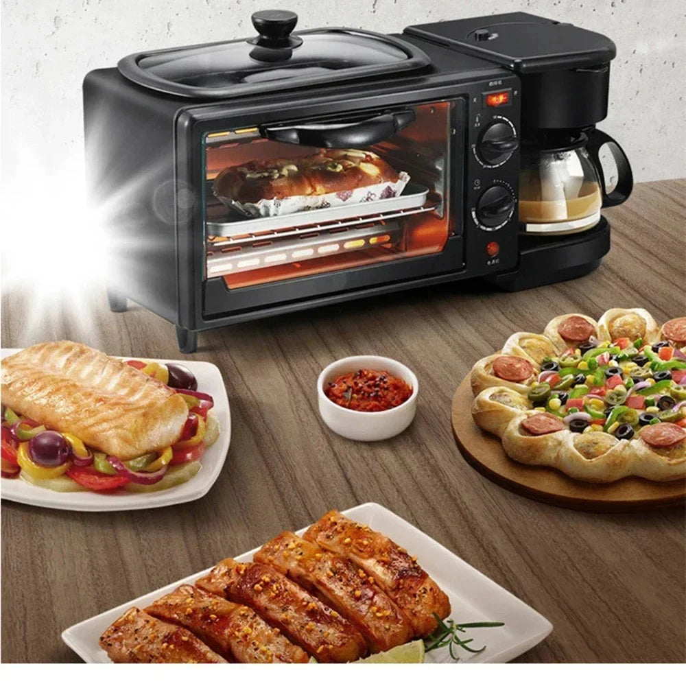 Maquina de Desayuno 3 En 1 Multifuncional