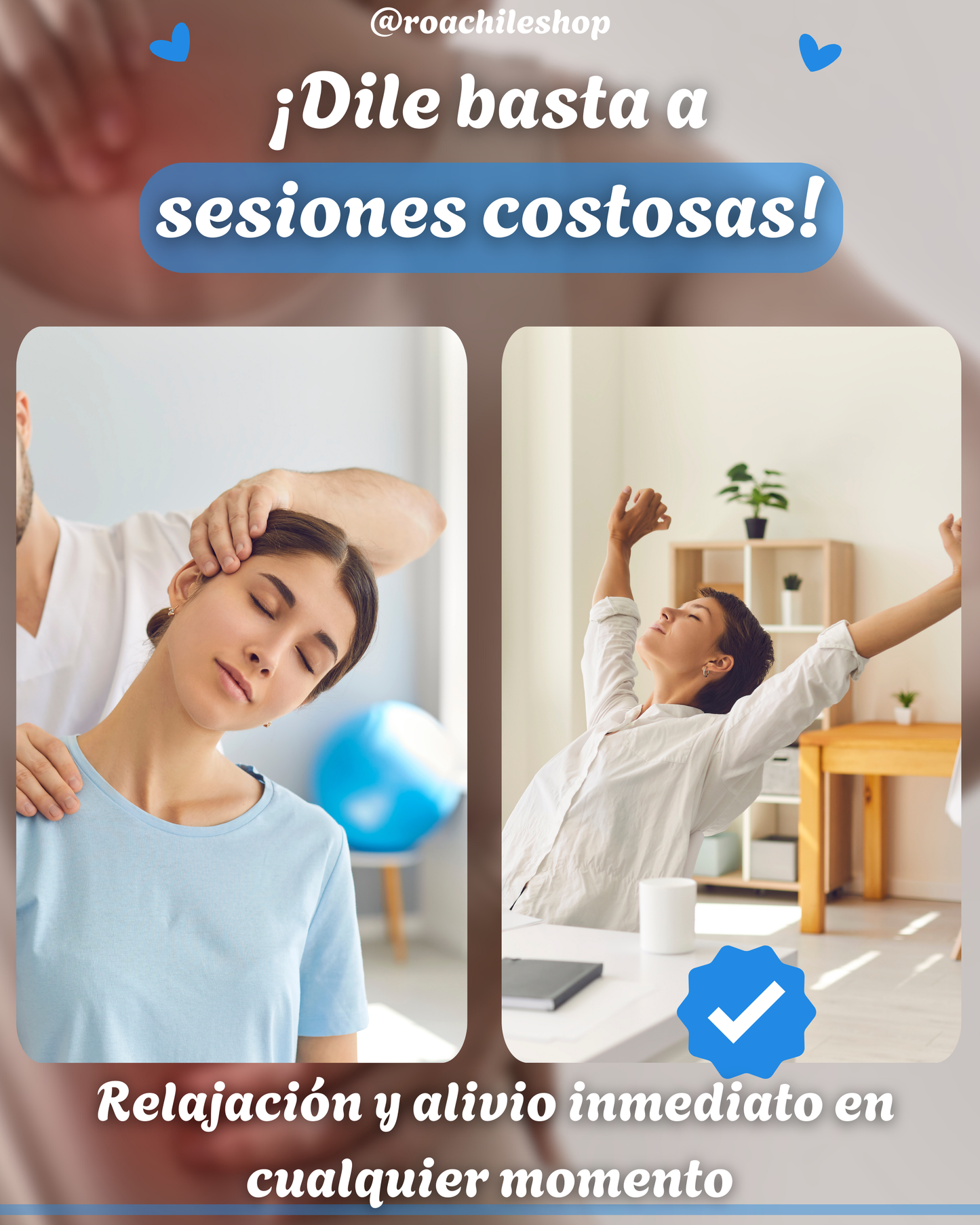 ¡Alivio Instantáneo en Tus Manos! - Mini Masajeador Eléctrico