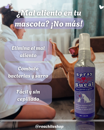 FreshPet™ Spray Bucal Para Perros y Gatos
