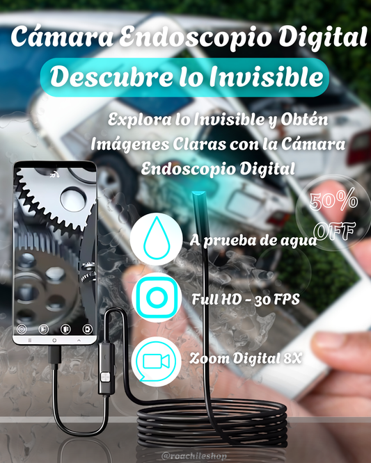 Cámara Endoscopio Digital - Llega donde otros no pueden.
