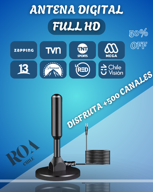 🎁 2x1 EN ANTENA DIGITAL FULL HD – ¡LA FORMA INTELIGENTE DE VER TV GRATIS!