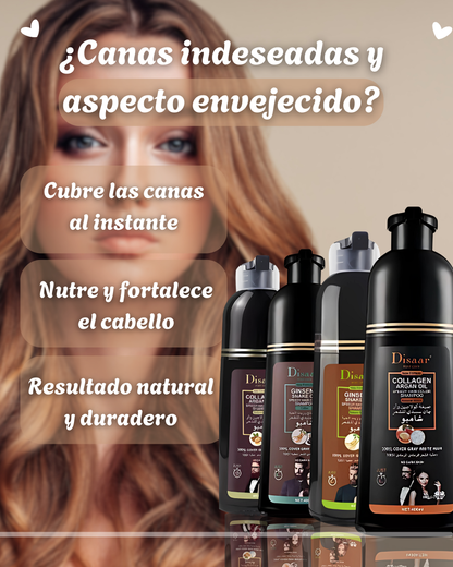Shampoo Árabe "Disaar" Cubrecanas - Rejuvenece tu cabello hoy mismo.