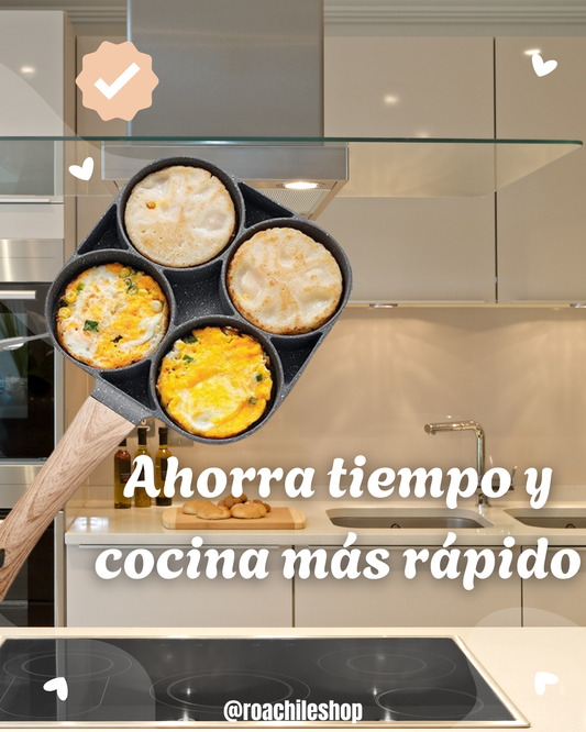 Sartén 4 en 1 Antiadherente – Cocina Rápida y Fácil