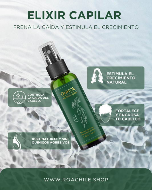 Elixir Capilar - Controla la Caída y Estimula el Crecimiento Natural del Cabello