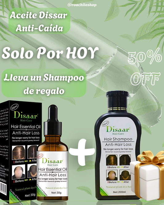 CrecimientoPlus® ACEITE ANTICAÍDA Y CRECIMIENTO CAPILAR + SHAMPOO DE REGALO🎁